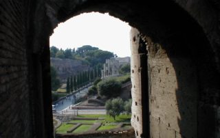 a view of Rome through a window in the Coliseum-managing through mental models