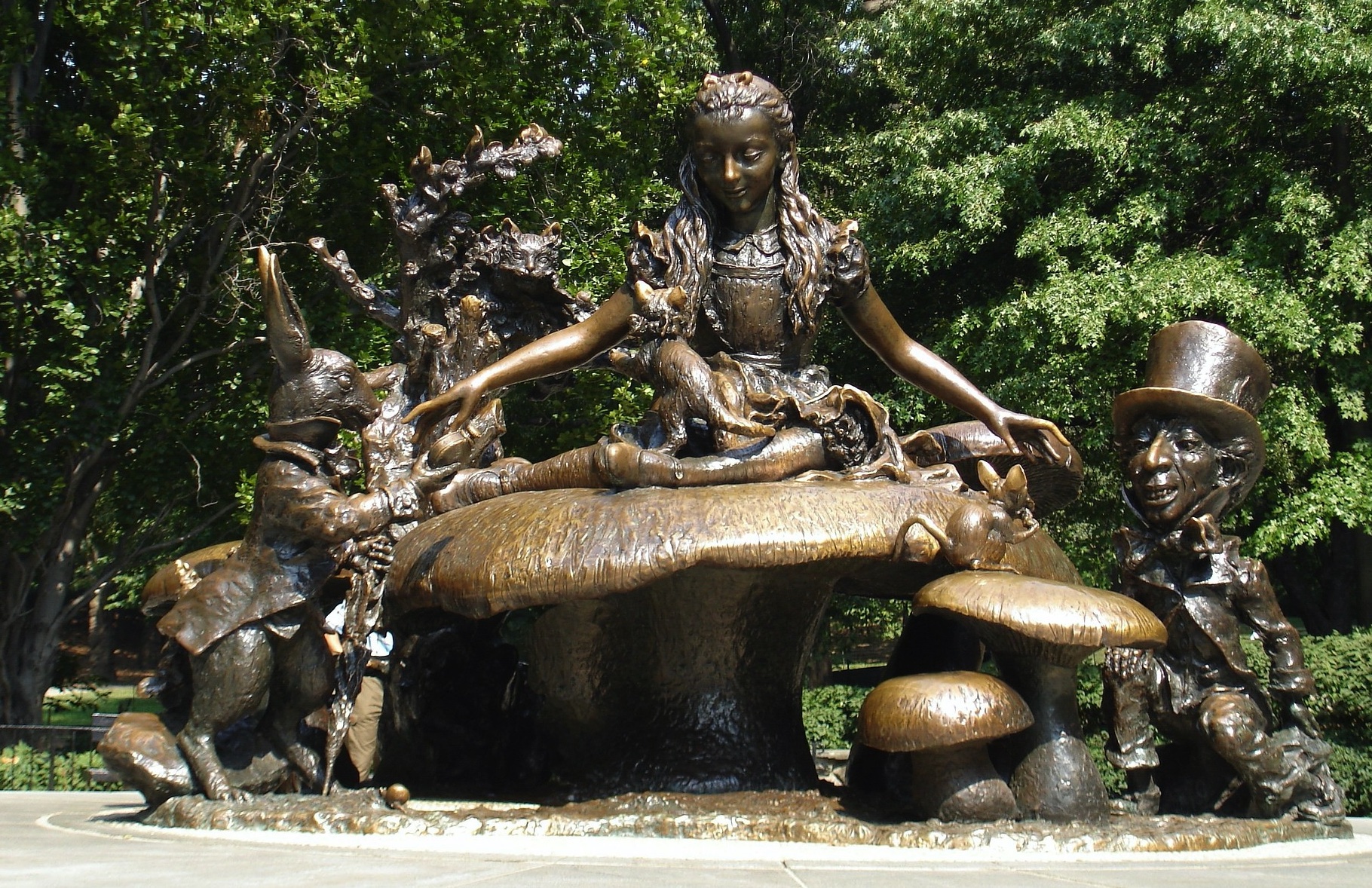 Statue of Alice in Wonderland in NYC-unlimited possibilities