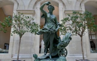 statue in the Louvre defying the myth of creativity